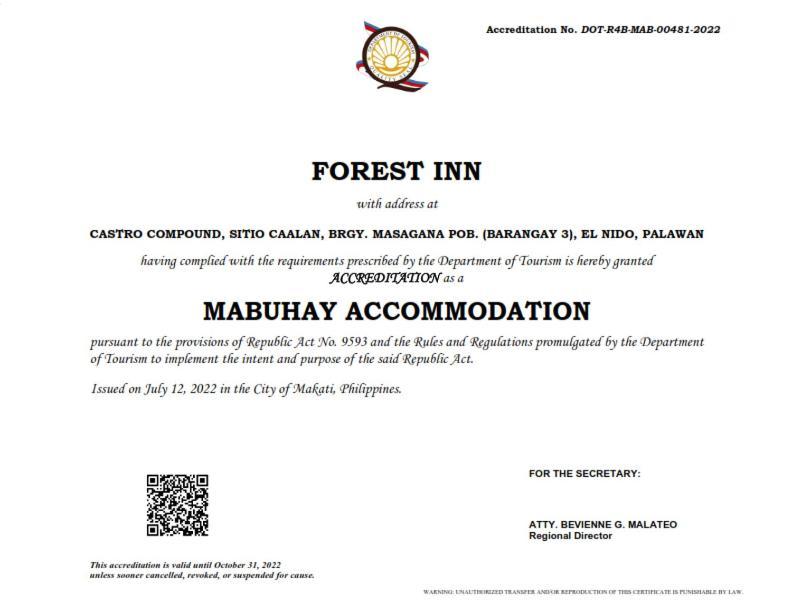 Forest Inn El Nido Exterior foto